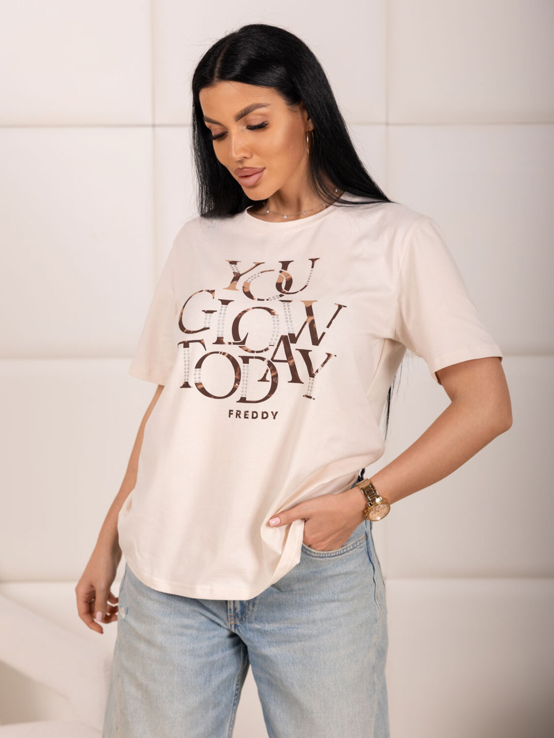 Текс-плюс Футболка 591747 00-00247383 Молочный