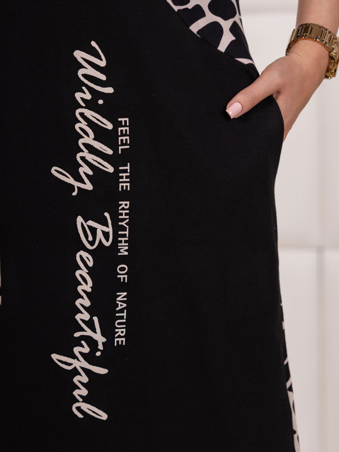 Текс-плюс Платье 591749 00-00247833 Черный, бежевый