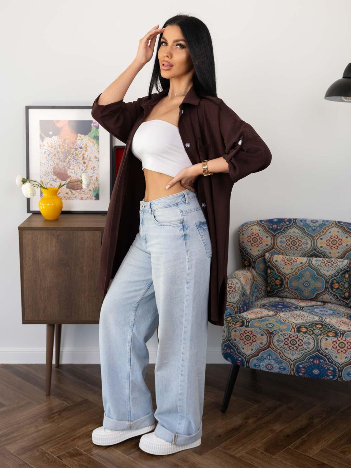 Текс-плюс Туника 591753 00-00247665 Коричневый