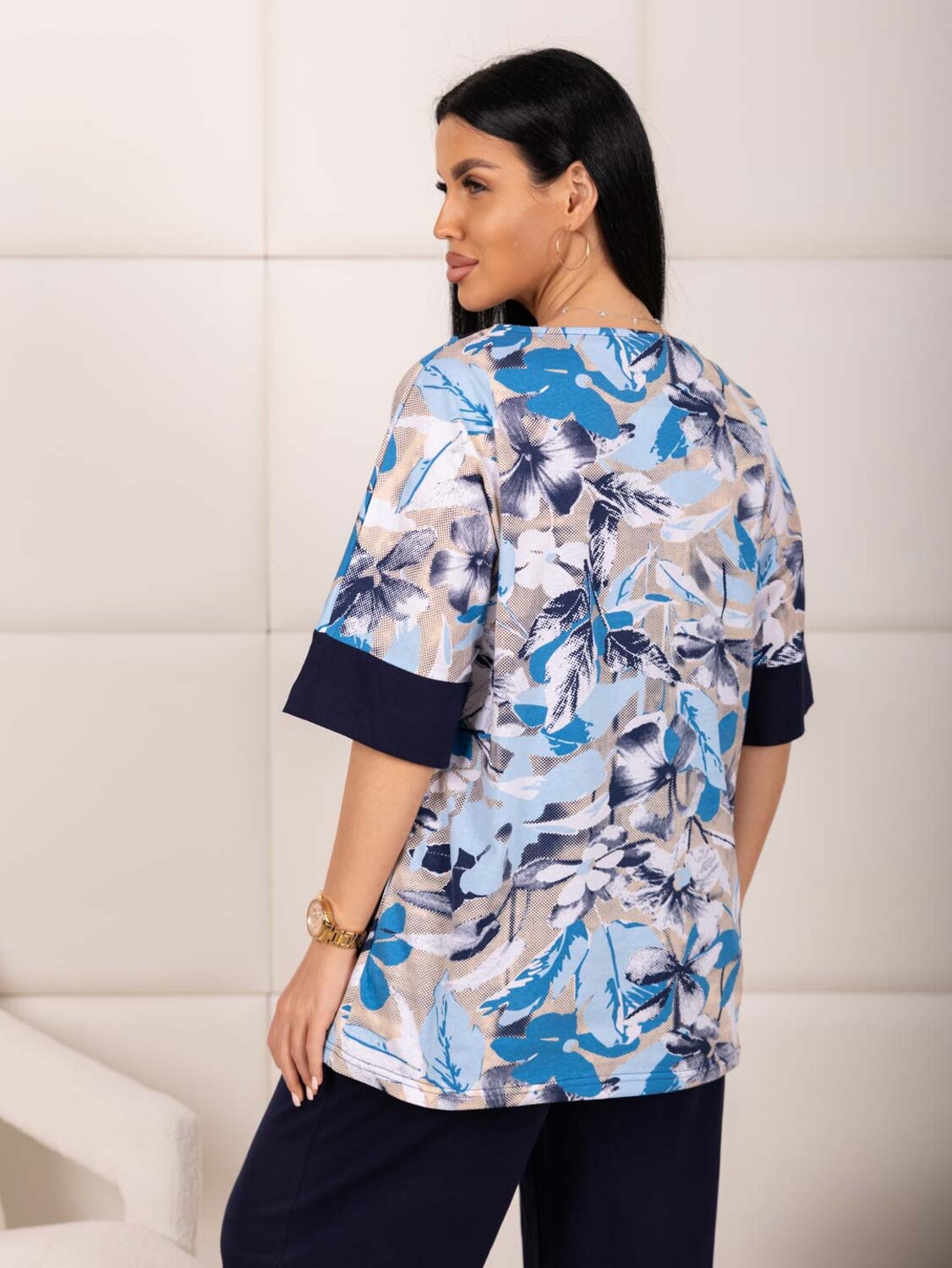 Текс-плюс Костюм 591756 00-00247811 Черный,голубой