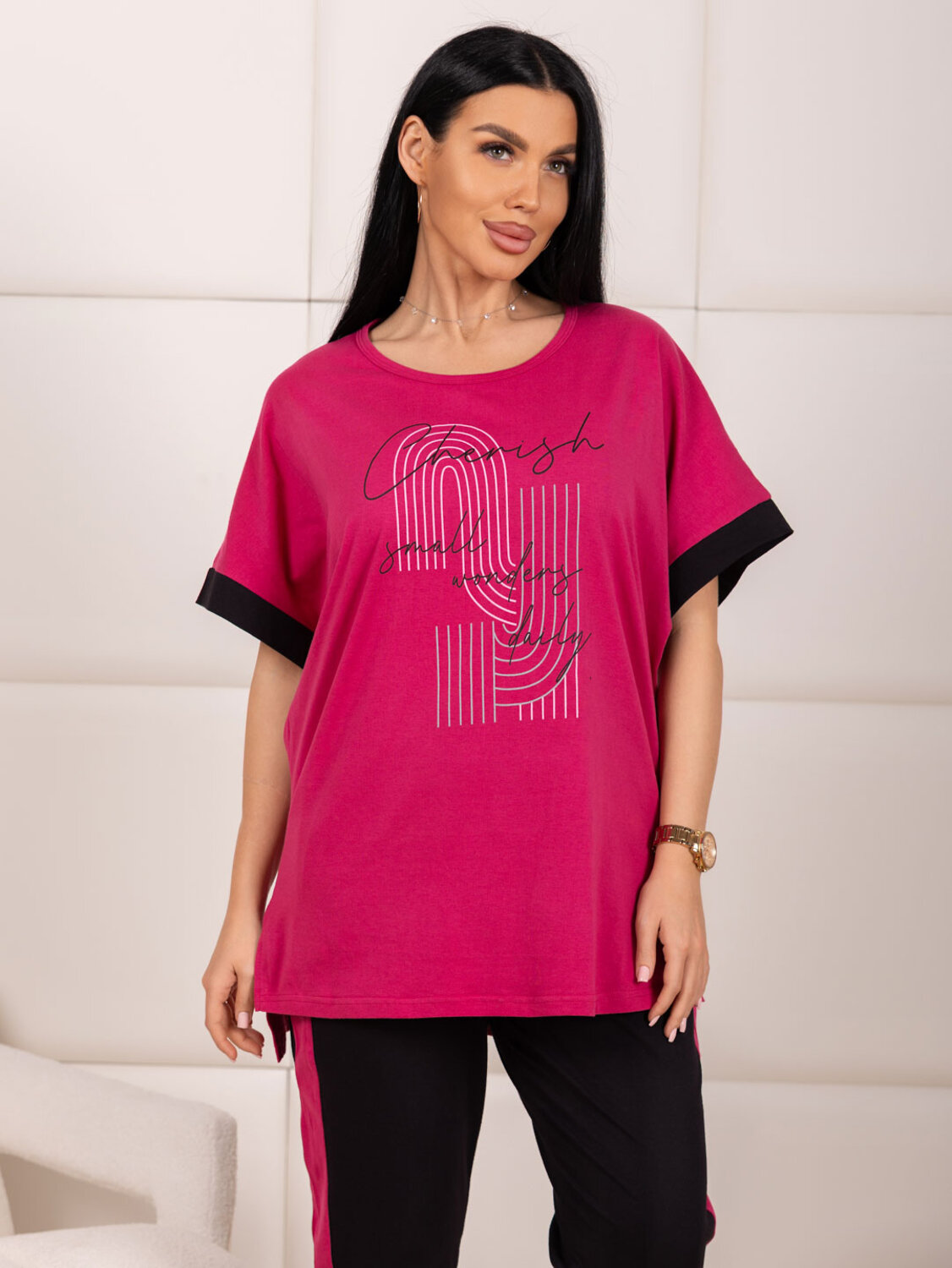 Текс-плюс Костюм 591758 00-00247256 Черный,брусничный