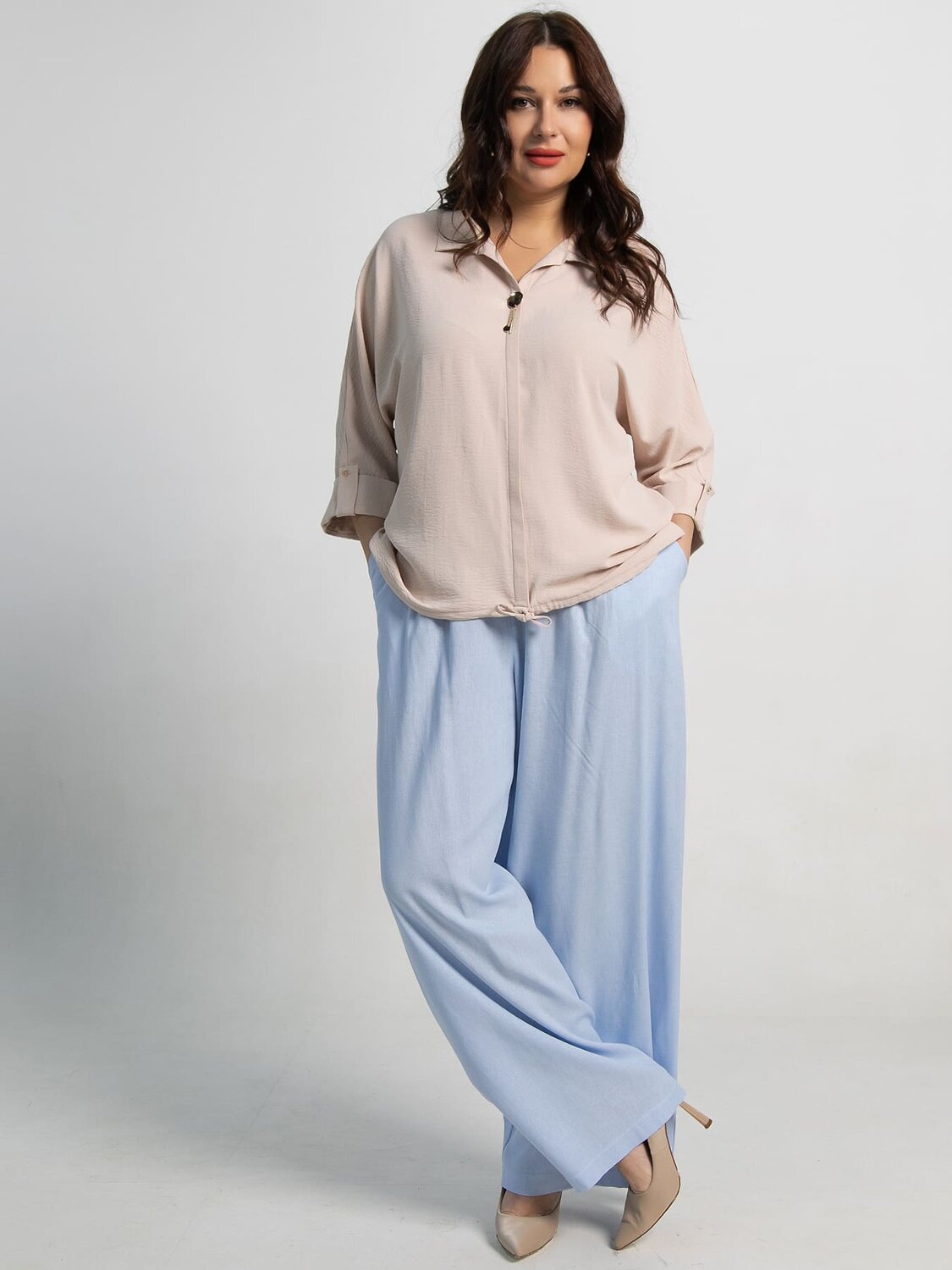 LT Collection Блуза 591818 Б15554-24М бежевый