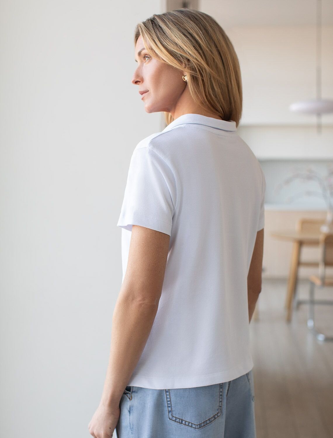 VILATTE Футболка 591833 D49.087 белый