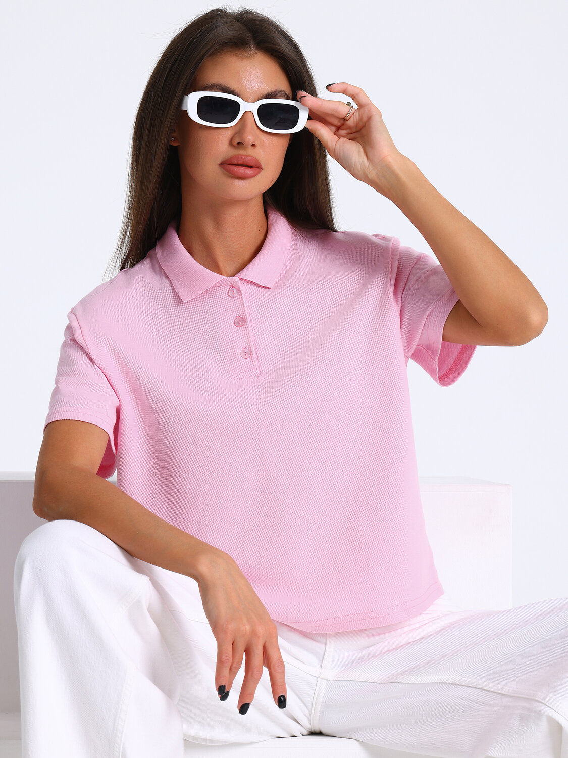 Апрель Футболка 591839 1ЖДПК4675090 светло-розовый