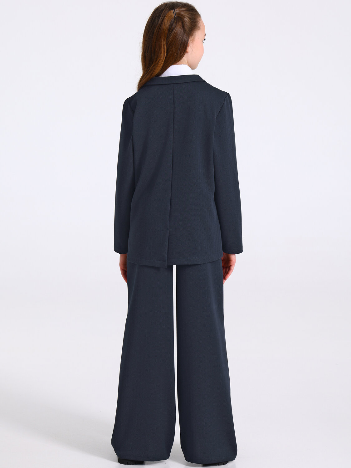 Апрель Костюм 591842 2ДЖБ5931176 твид черный+темно-синий