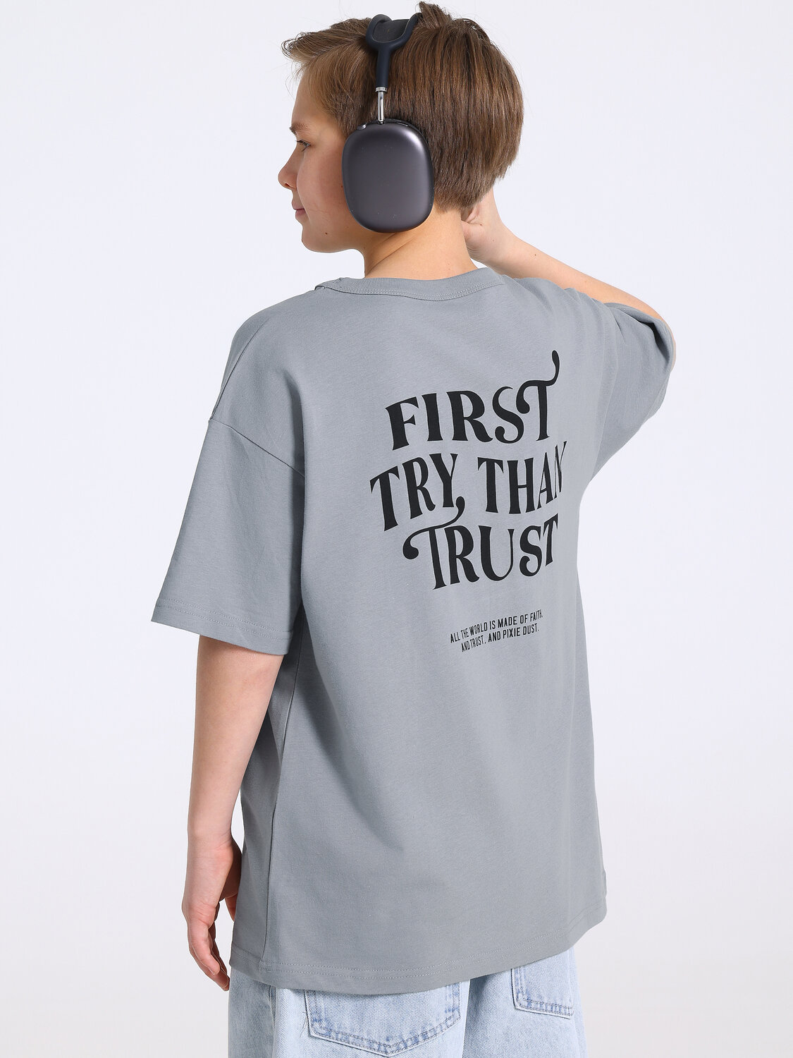 Апрель Футболка 591859 1ПДФК5011001 серый