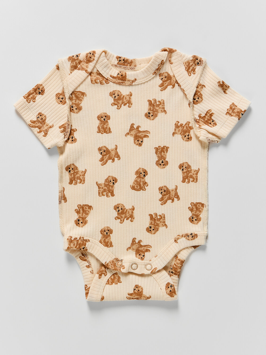 MARK FORMELLE Боди детское 591887 13015-1-2 ирландский крем +собачки на молочном