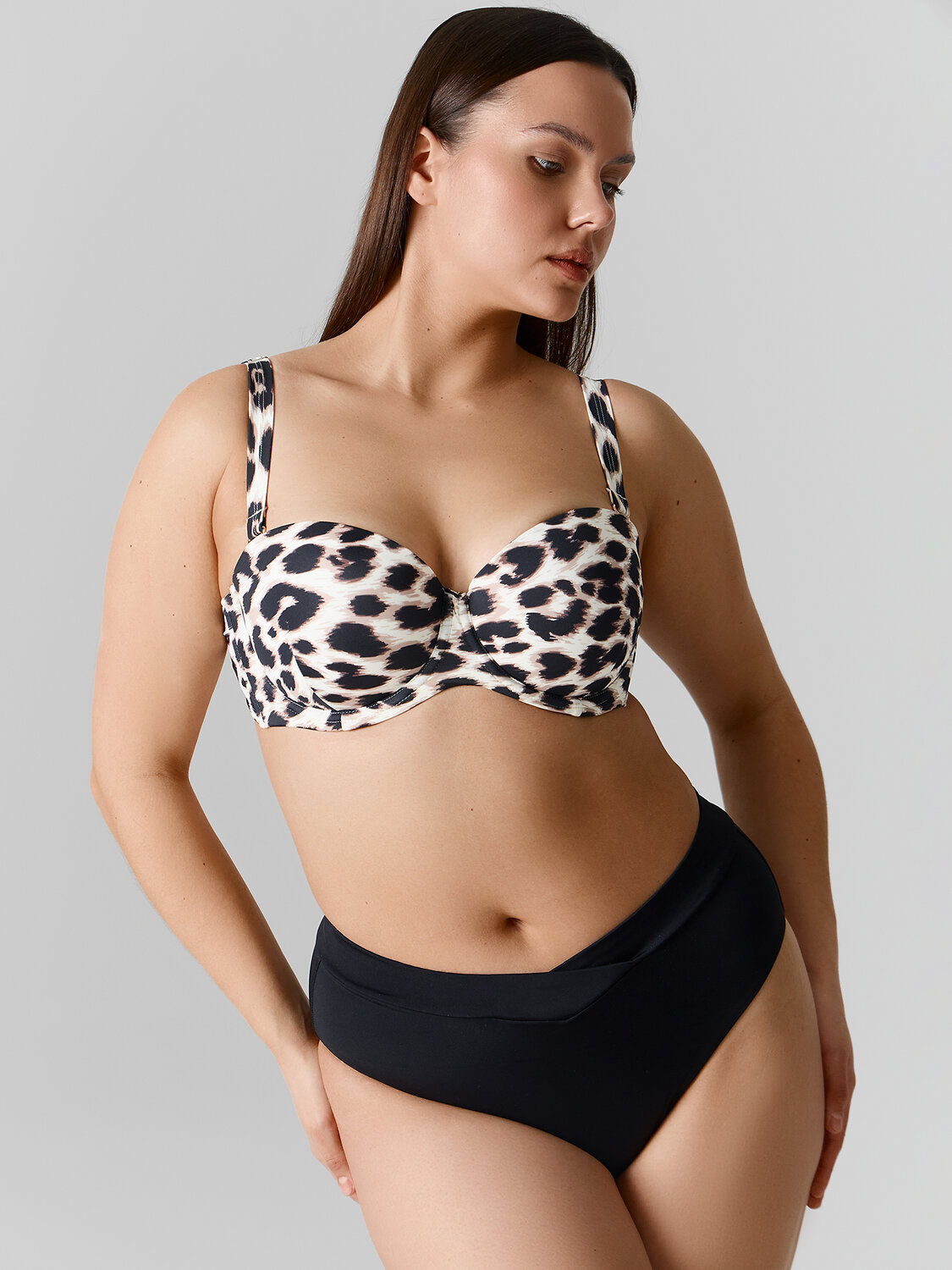 MARK FORMELLE Бюстгальтер купальный 591900 732218 леопард на молочном