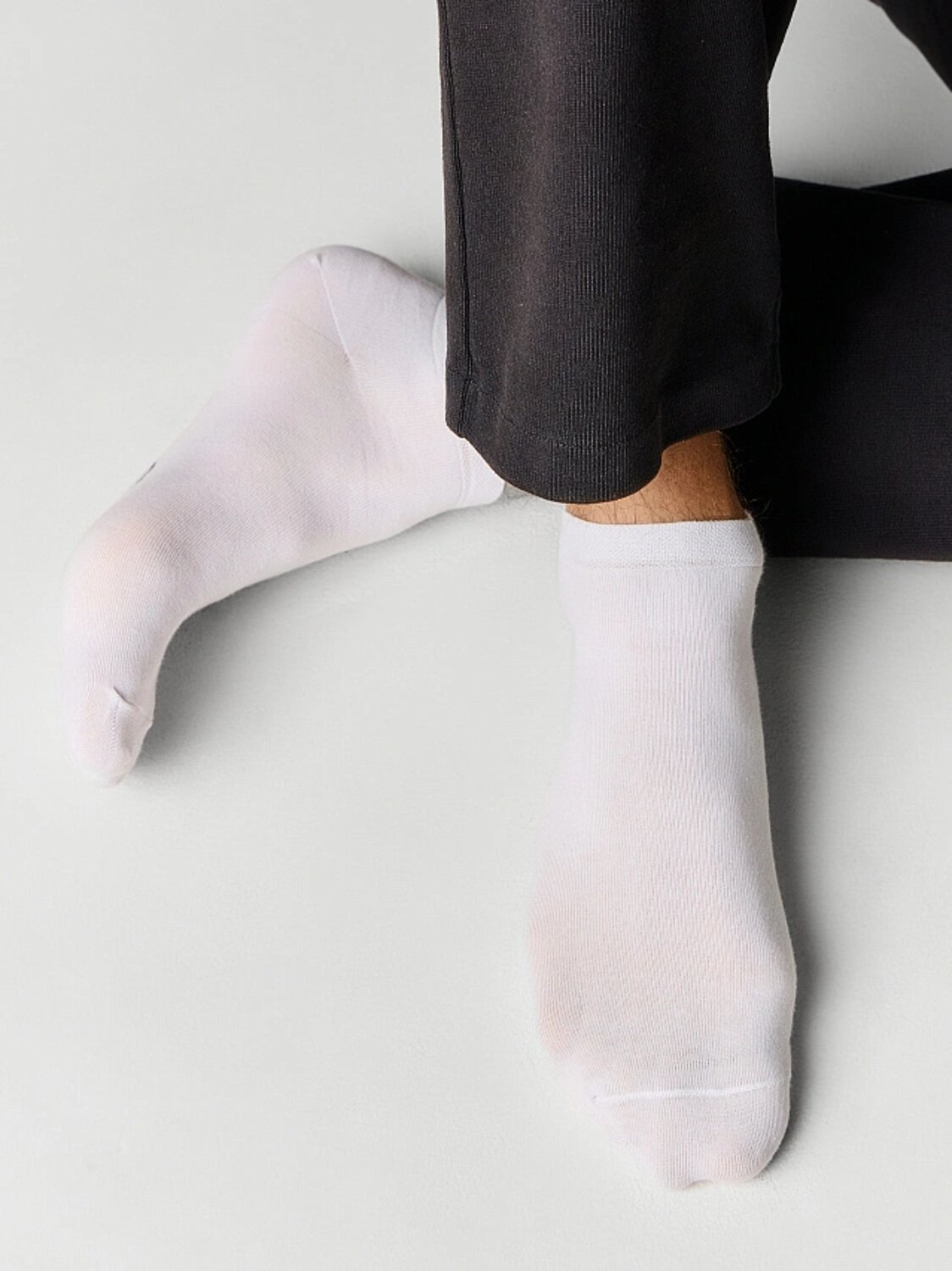 MARK FORMELLE Мужские носки 591916 101A-229 белый /сер.меланж /черный/