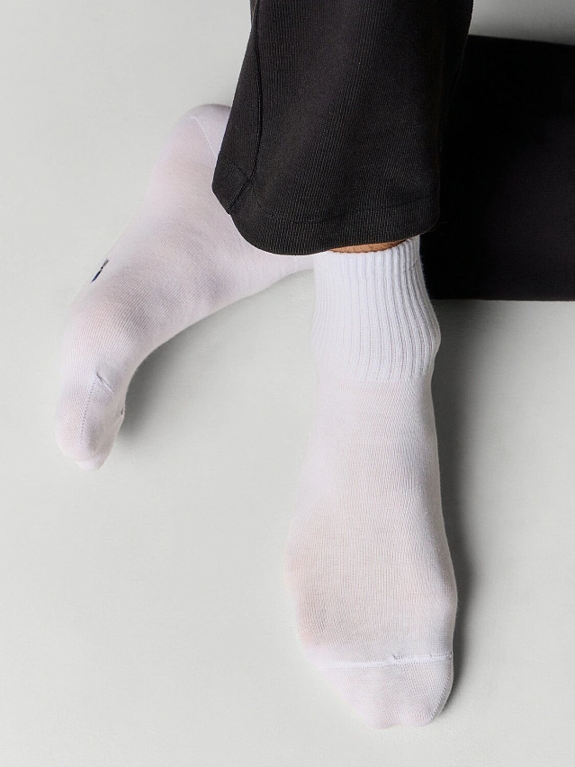 MARK FORMELLE Мужские носки 591918 106A-3084 белый /св.серый меланж /черный/