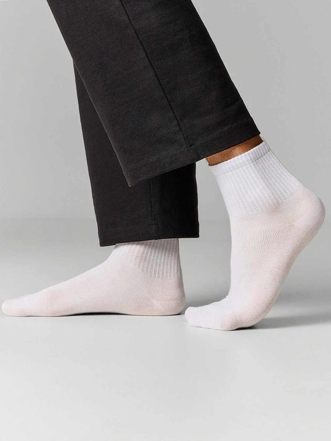 MARK FORMELLE Мужские носки 591918 106A-3084 белый /св.серый меланж /черный/