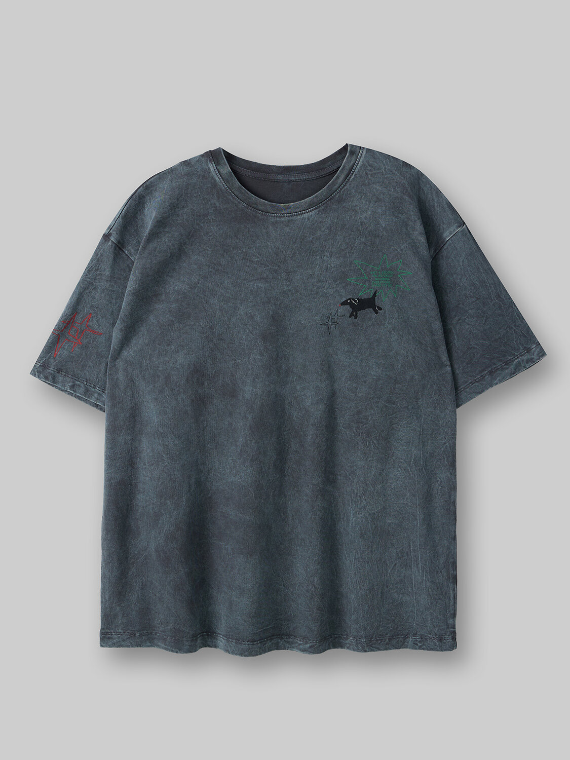 MARK FORMELLE Футболка 591949 112678 ACID WASH на железе +печать