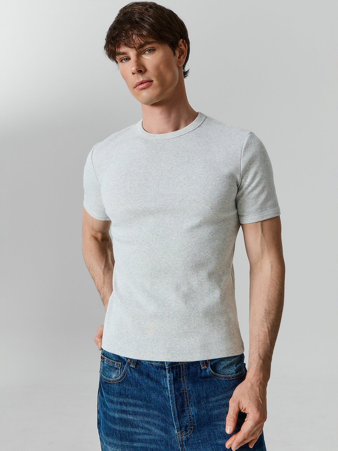 MARK FORMELLE Футболка 591954 111950 серый меланж