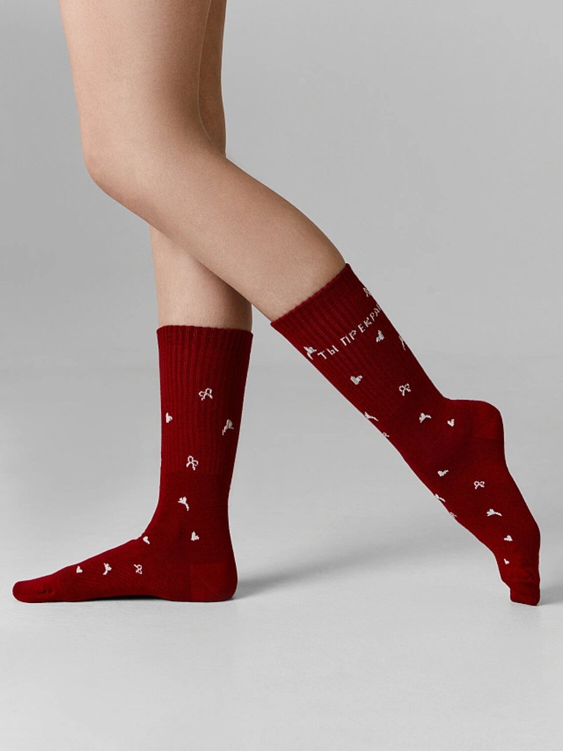 MARK FORMELLE Женские носки 591956 217K-3504 вишневый