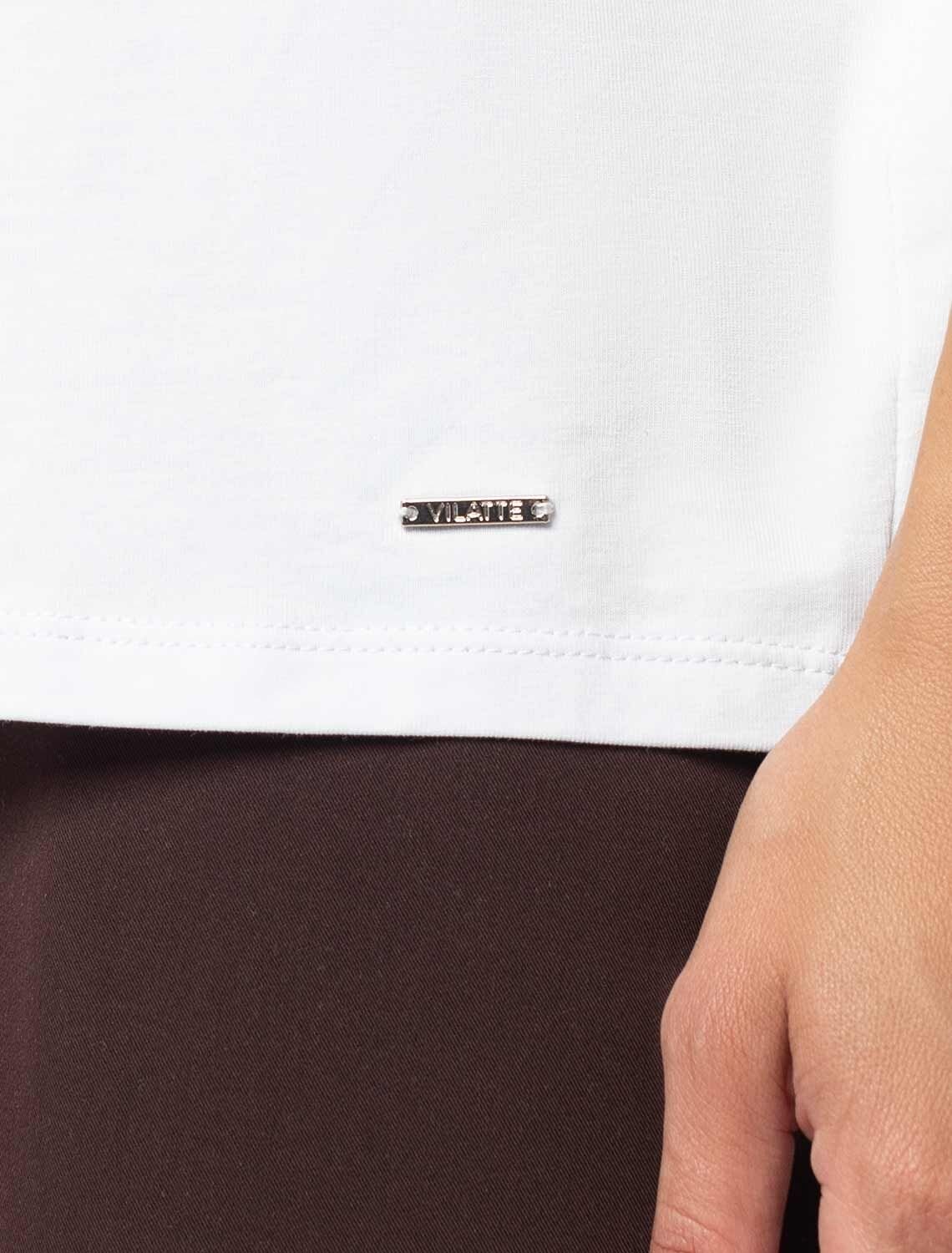 VILATTE Футболка 591973 D49.933 белый