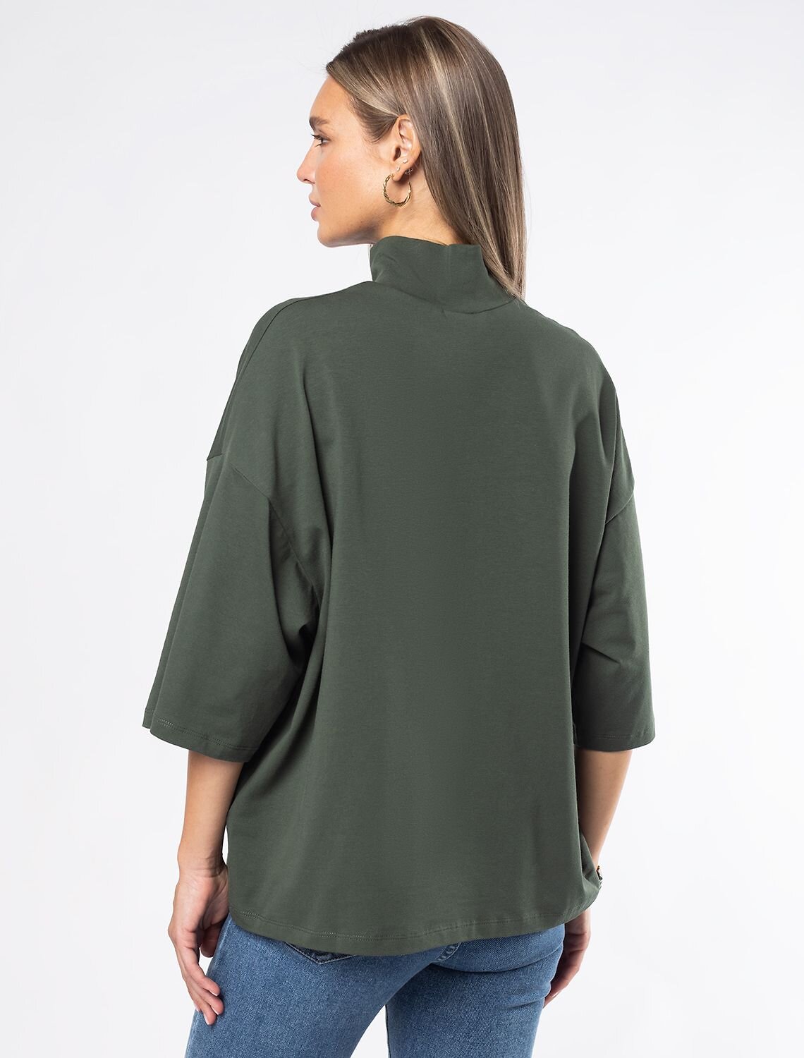 VILATTE Джемпер 591974 D49.934 темно-оливковый