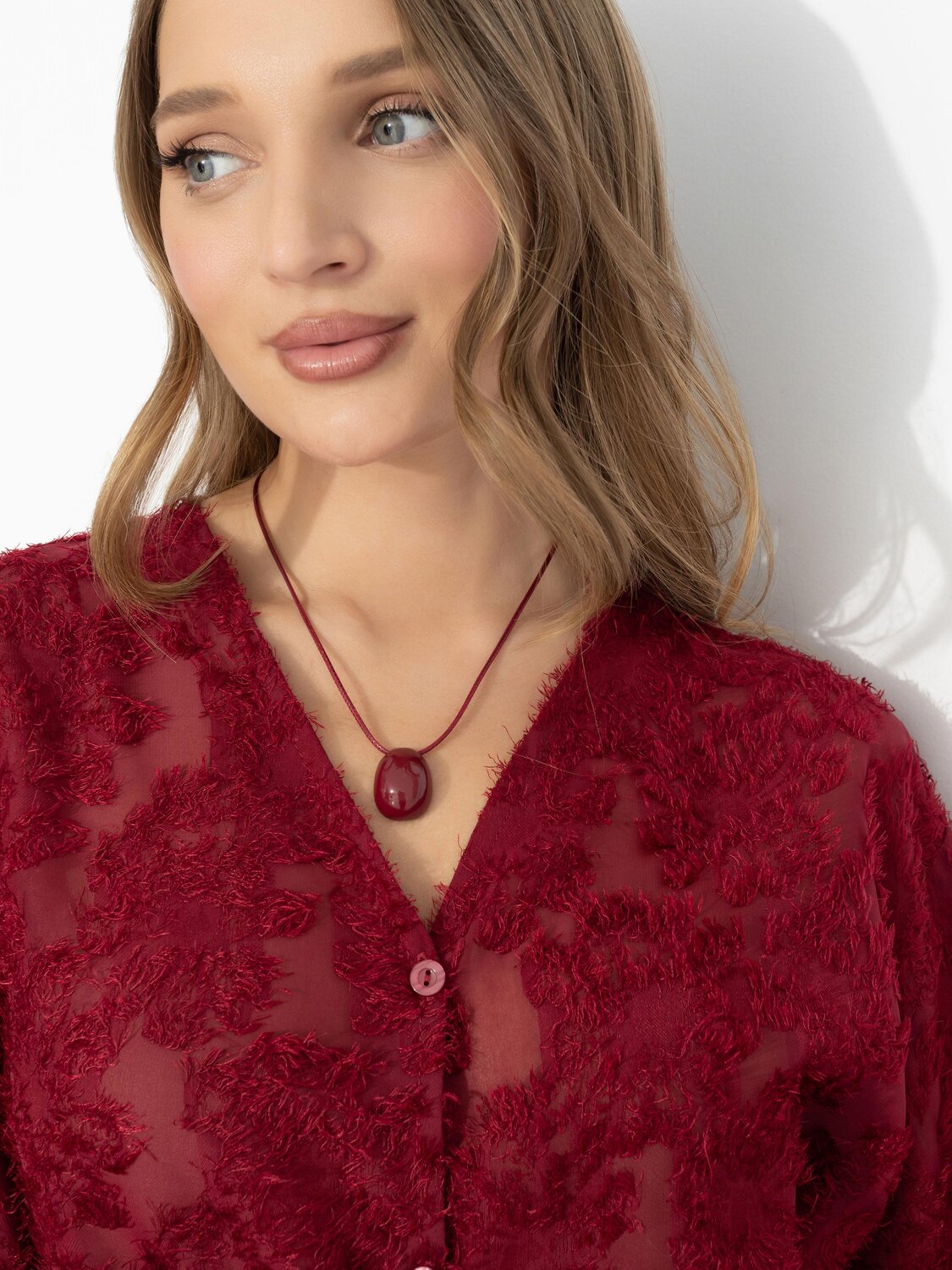 CHARUTTI Блуза 591991 12835 Бордовый