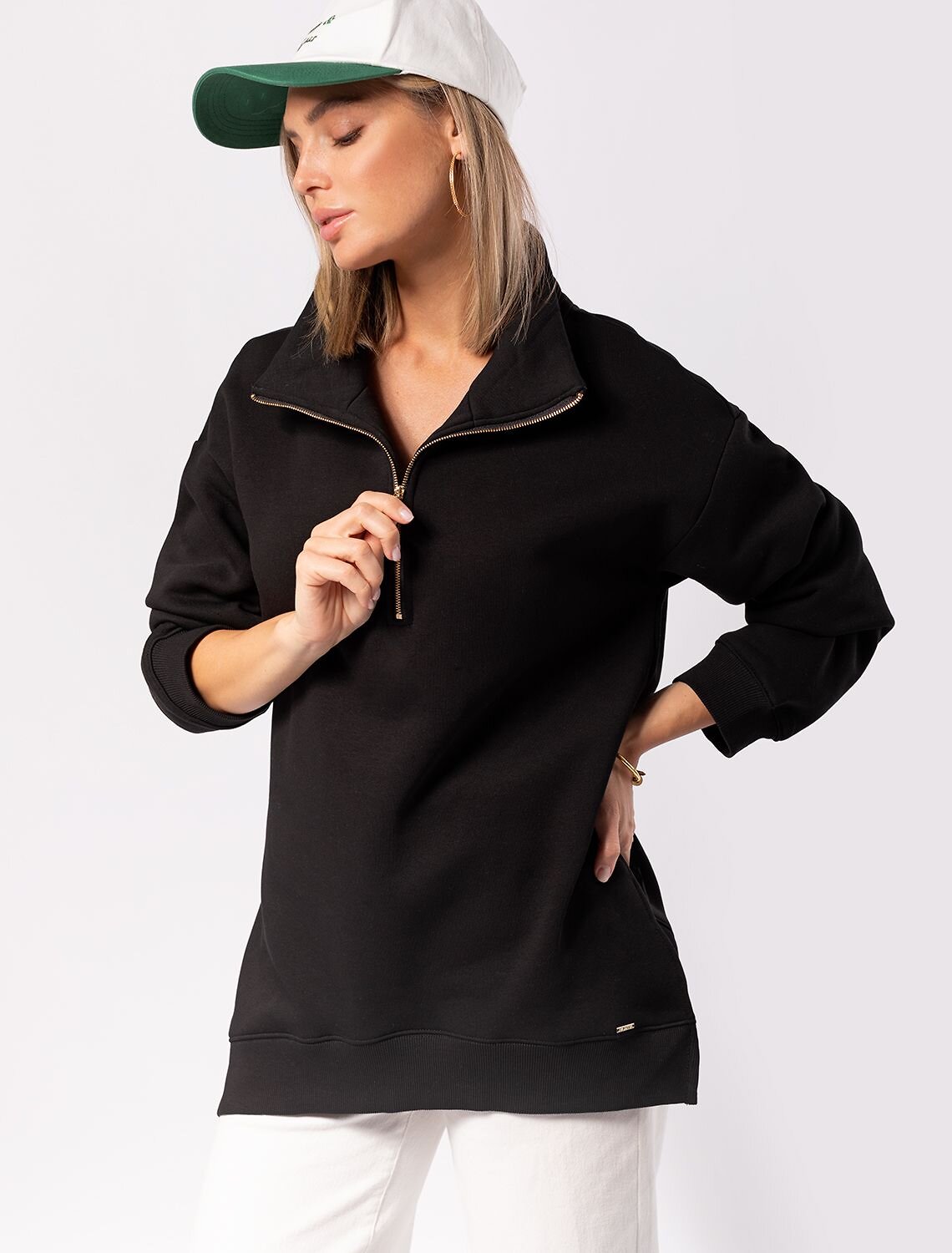 VILATTE Джемпер 592001 D49.964 черный