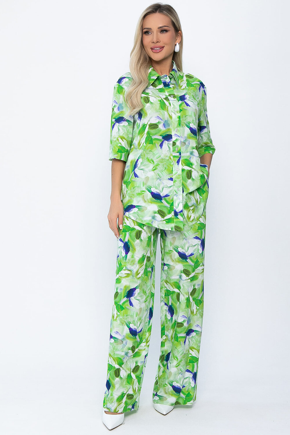 LT Collection Костюм 592012 К15409-7М зеленый