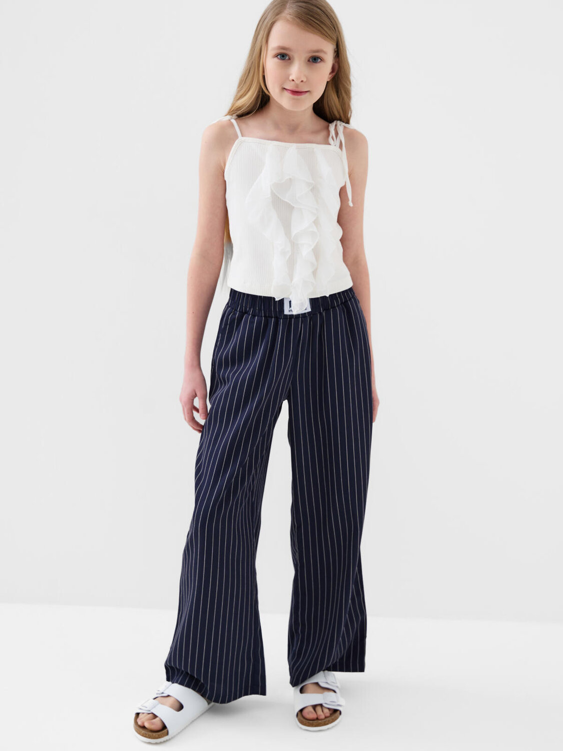 PLAYTODAY Брюки 592025 12621298 white, dark grеy