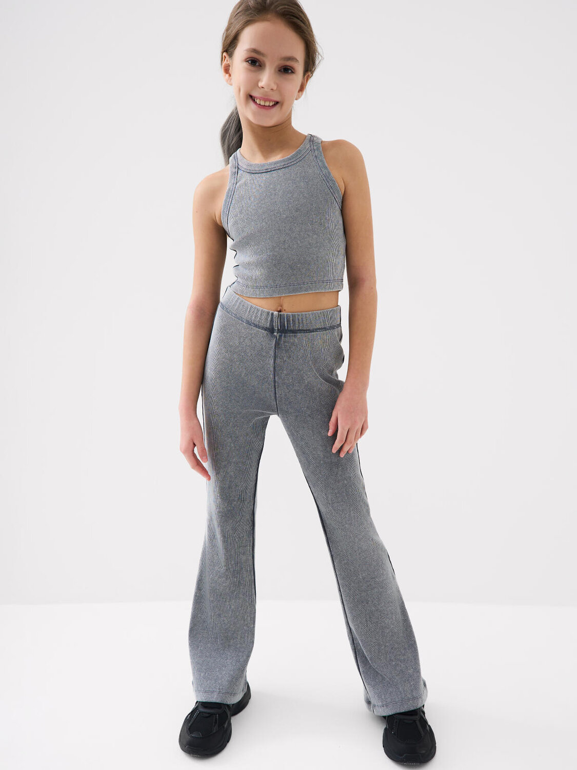 PLAYTODAY Топ 592035 12621586 темно-серый,белый