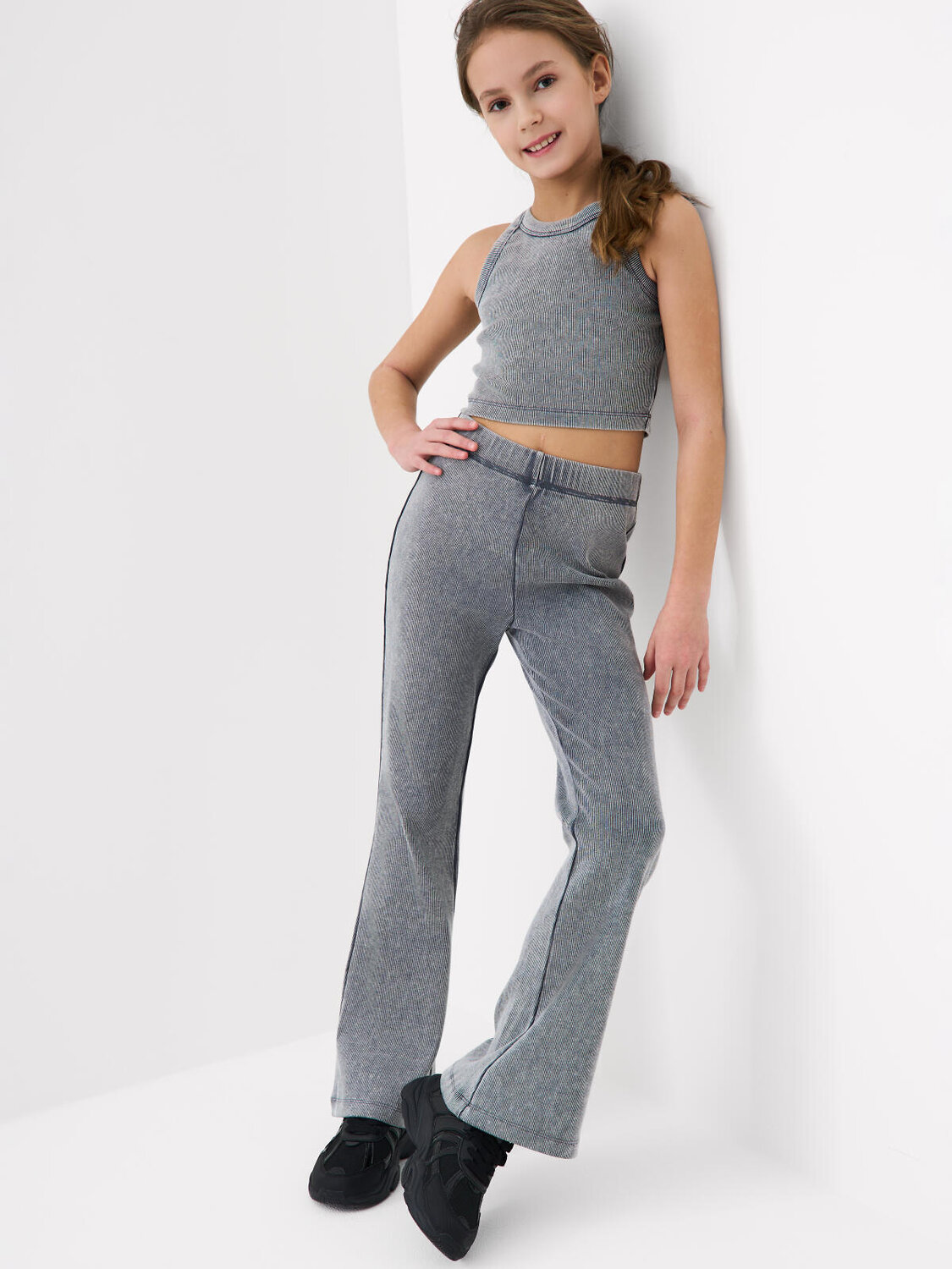 PLAYTODAY Топ 592035 12621586 темно-серый,белый