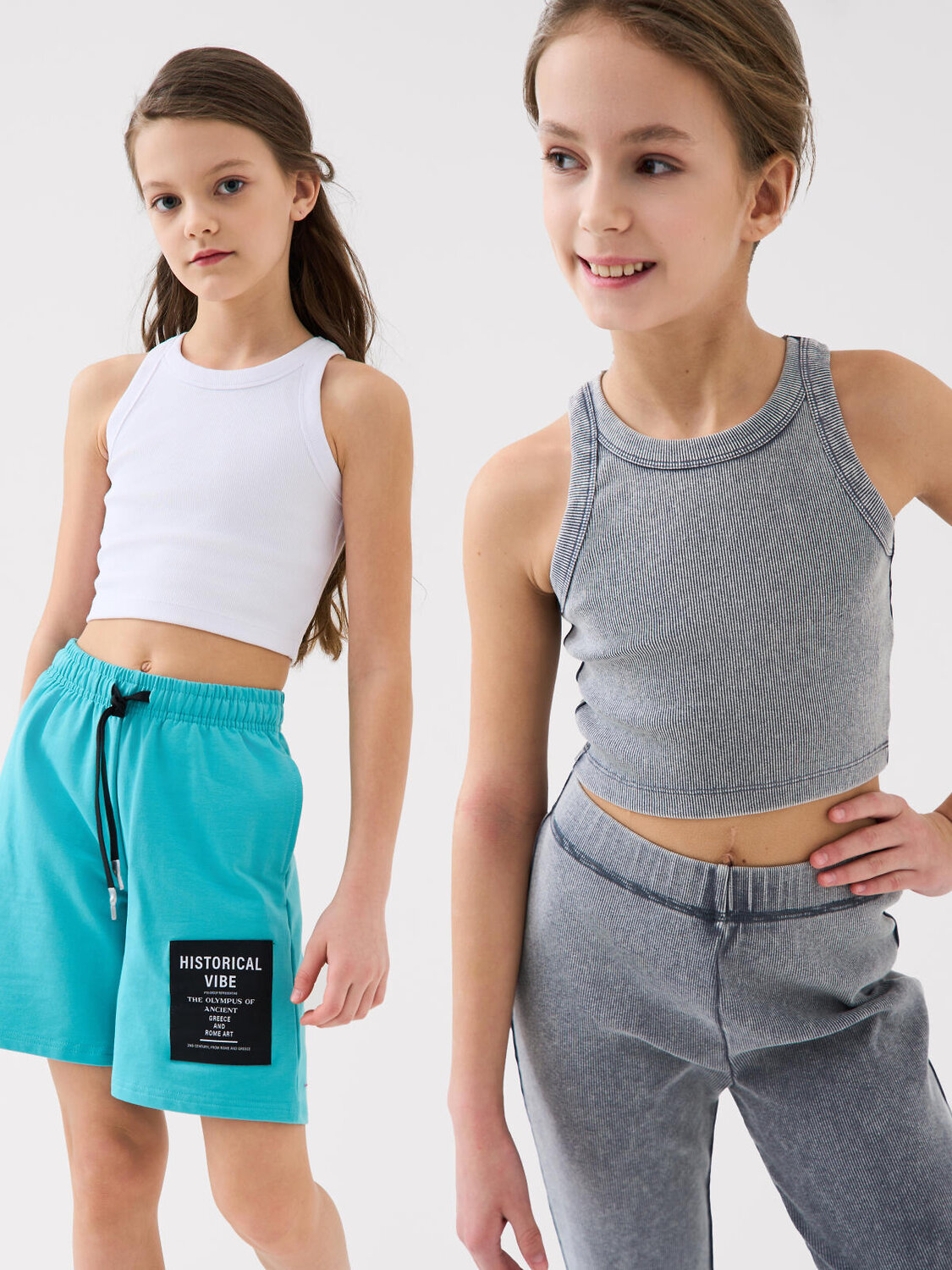 PLAYTODAY Топ 592035 12621586 темно-серый,белый