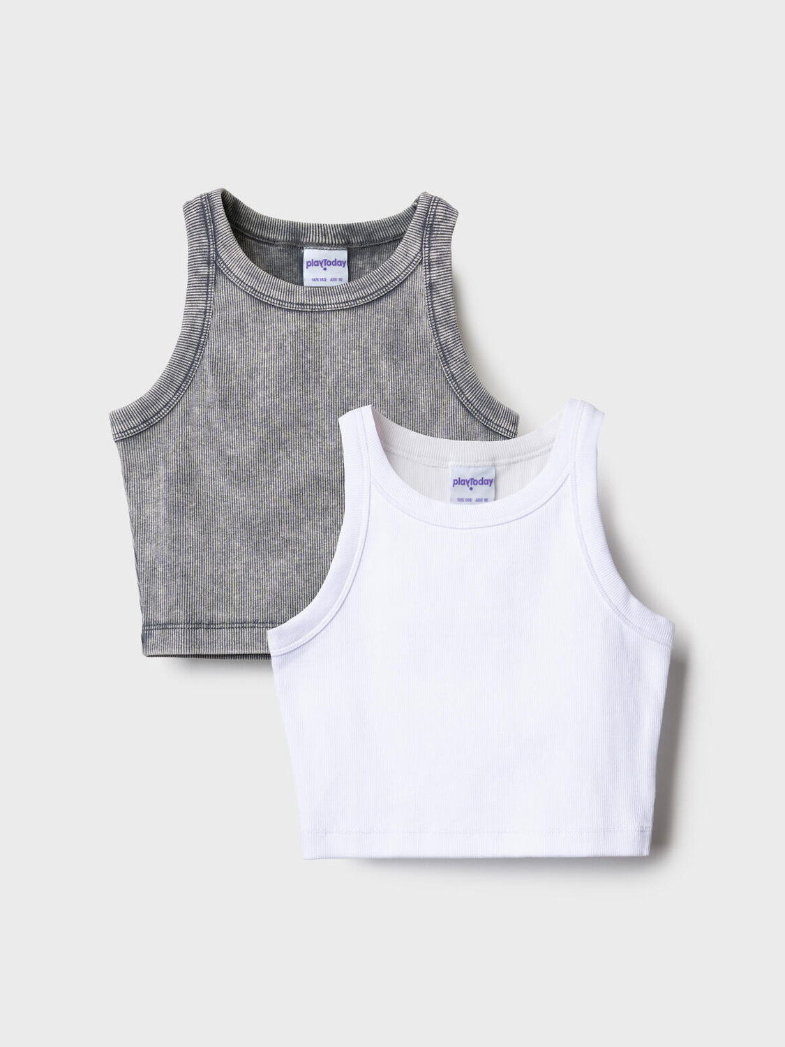 PLAYTODAY Топ 592035 12621586 темно-серый,белый