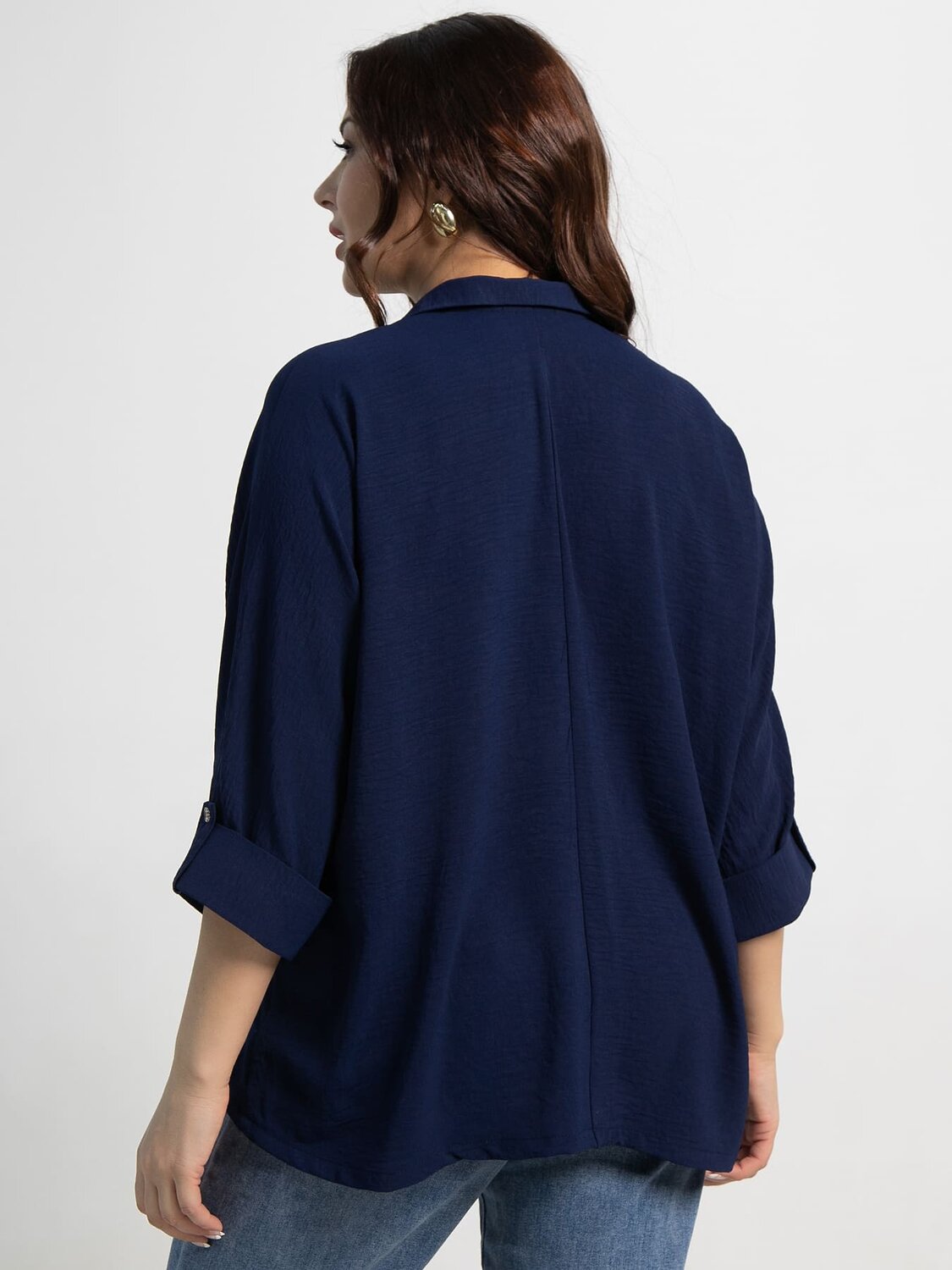 LT Collection Блуза 592049 Б15552-24М синий