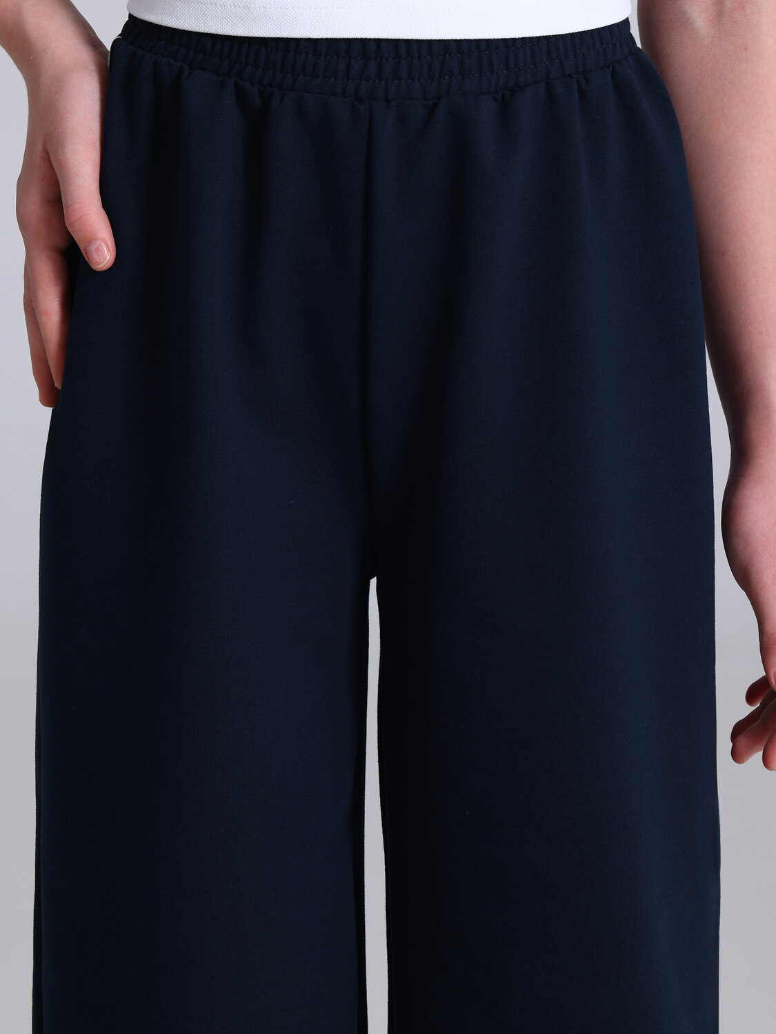 Апрель Брюки 592072 1ДББ5164139 темно-синий+белый