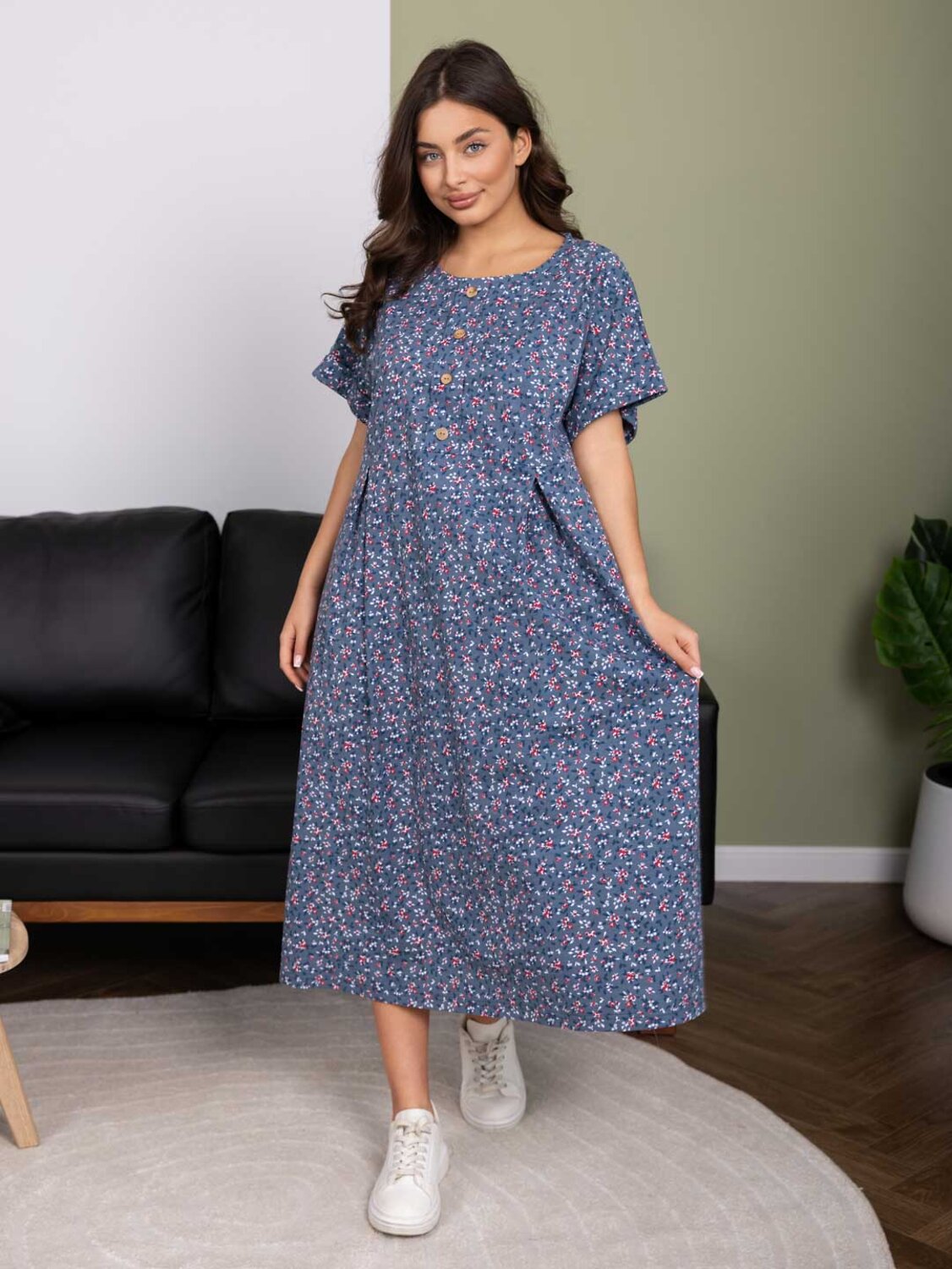 Текс-плюс Платье 592113 00-00248148 Серый