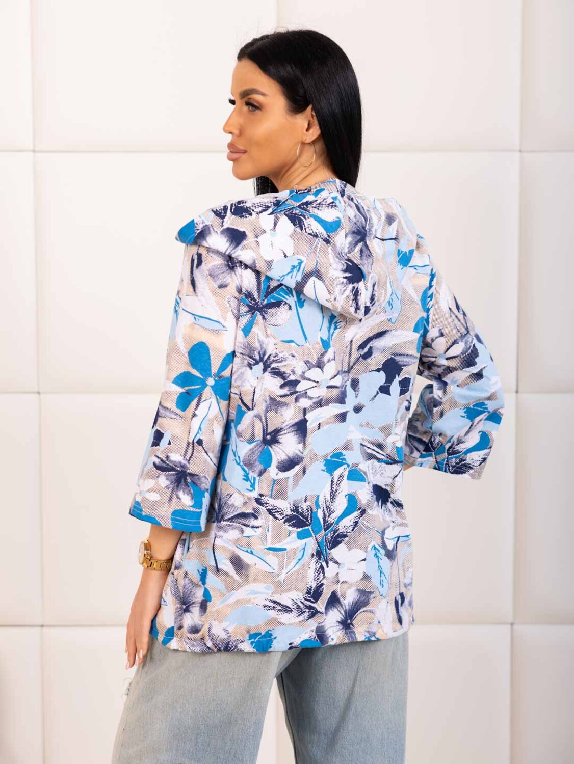 Текс-плюс Рубашка 592120 00-00248109 Голубой, бежевый