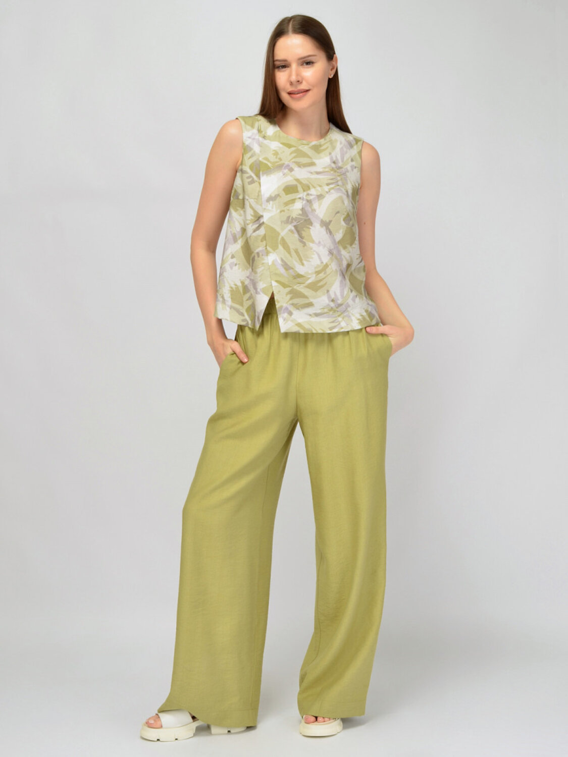 VISERDI Блузка 592174 10432-злс 156750 зеленый