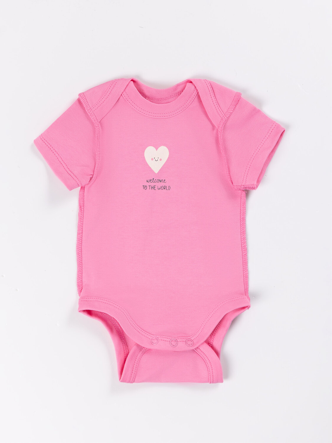 MARK FORMELLE Боди детское 592201 13015-1-2 сердечки на молоке +розовое саше