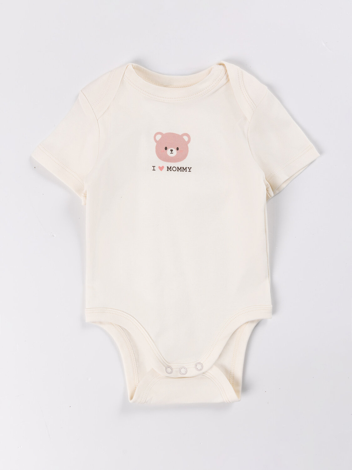 MARK FORMELLE Боди детское 592202 13015-2 молочный +серебристо -розовый +печать