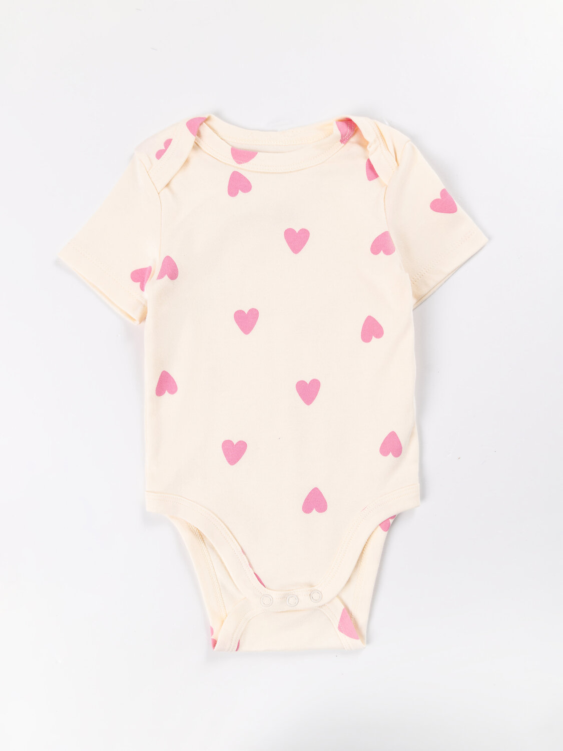 MARK FORMELLE Боди детское 592203 13015-2 сердечки на молоке +розовое саше