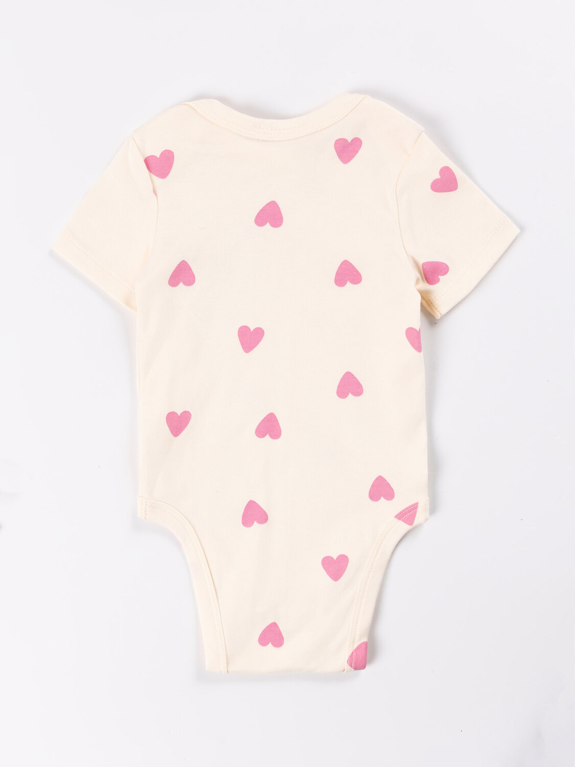 MARK FORMELLE Боди детское 592203 13015-2 сердечки на молоке +розовое саше