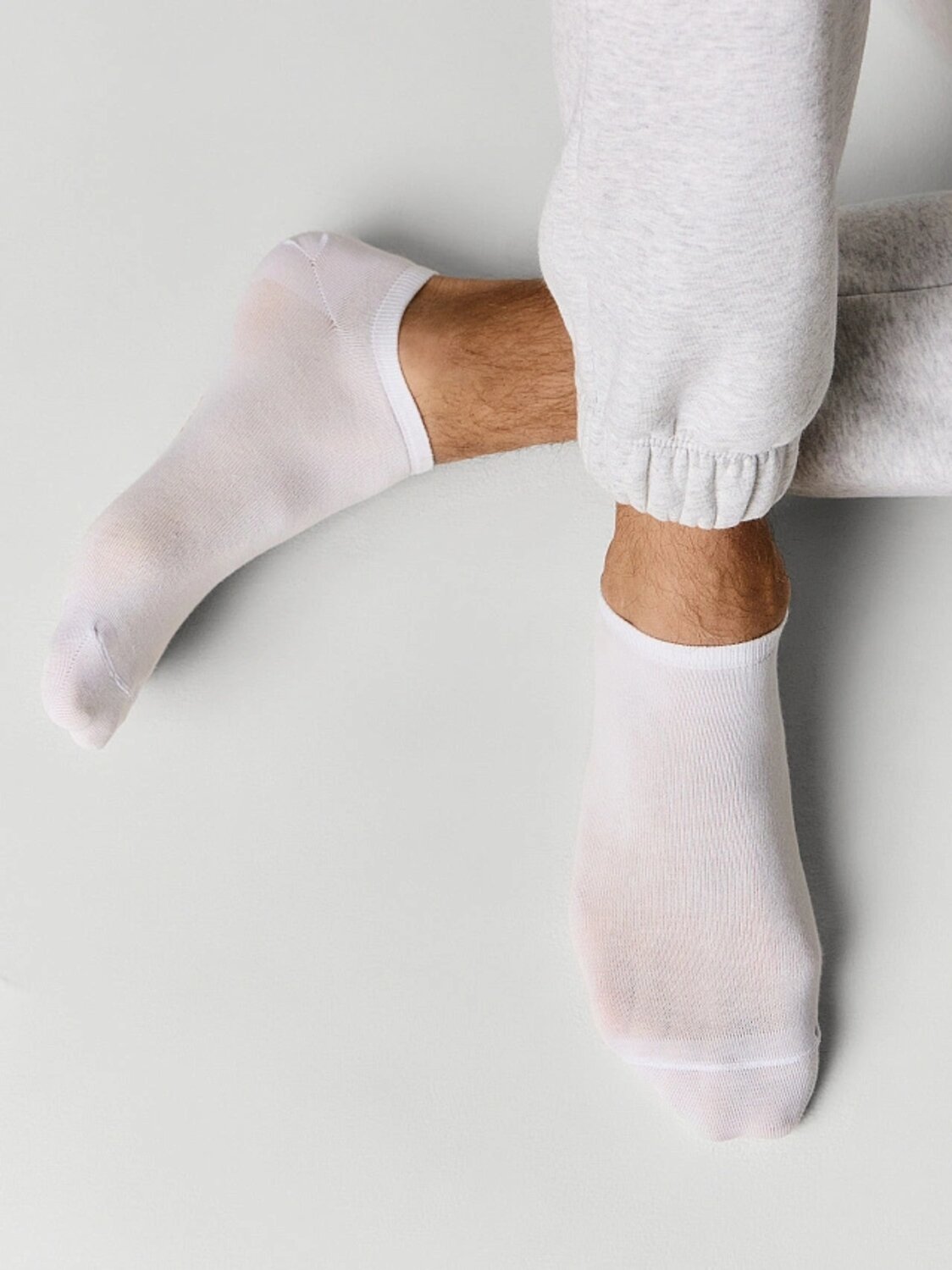 MARK FORMELLE Мужские носки 592254 104A-140 белый /бежевый меланж/ карамель/