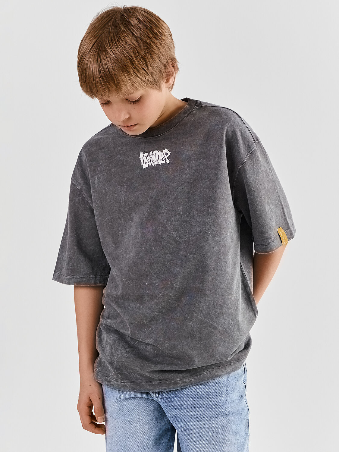 MARK FORMELLE Футболка 592281 113452 ACID WASH на железе +печать