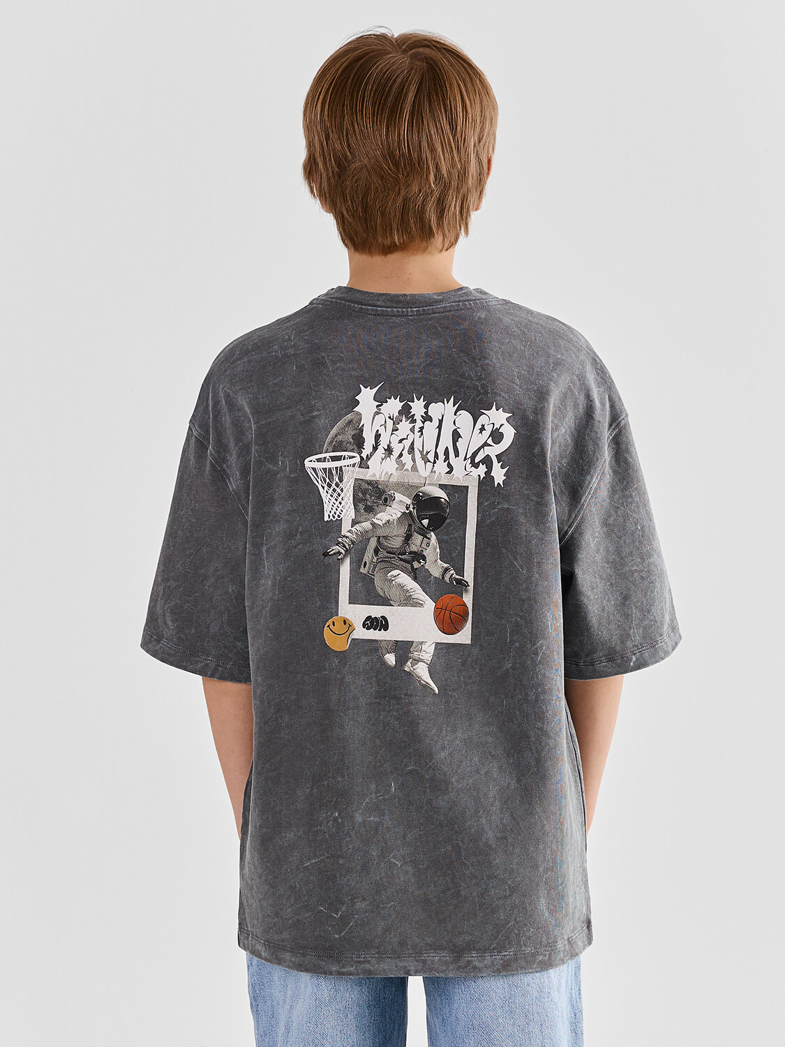 MARK FORMELLE Футболка 592281 113452 ACID WASH на железе +печать