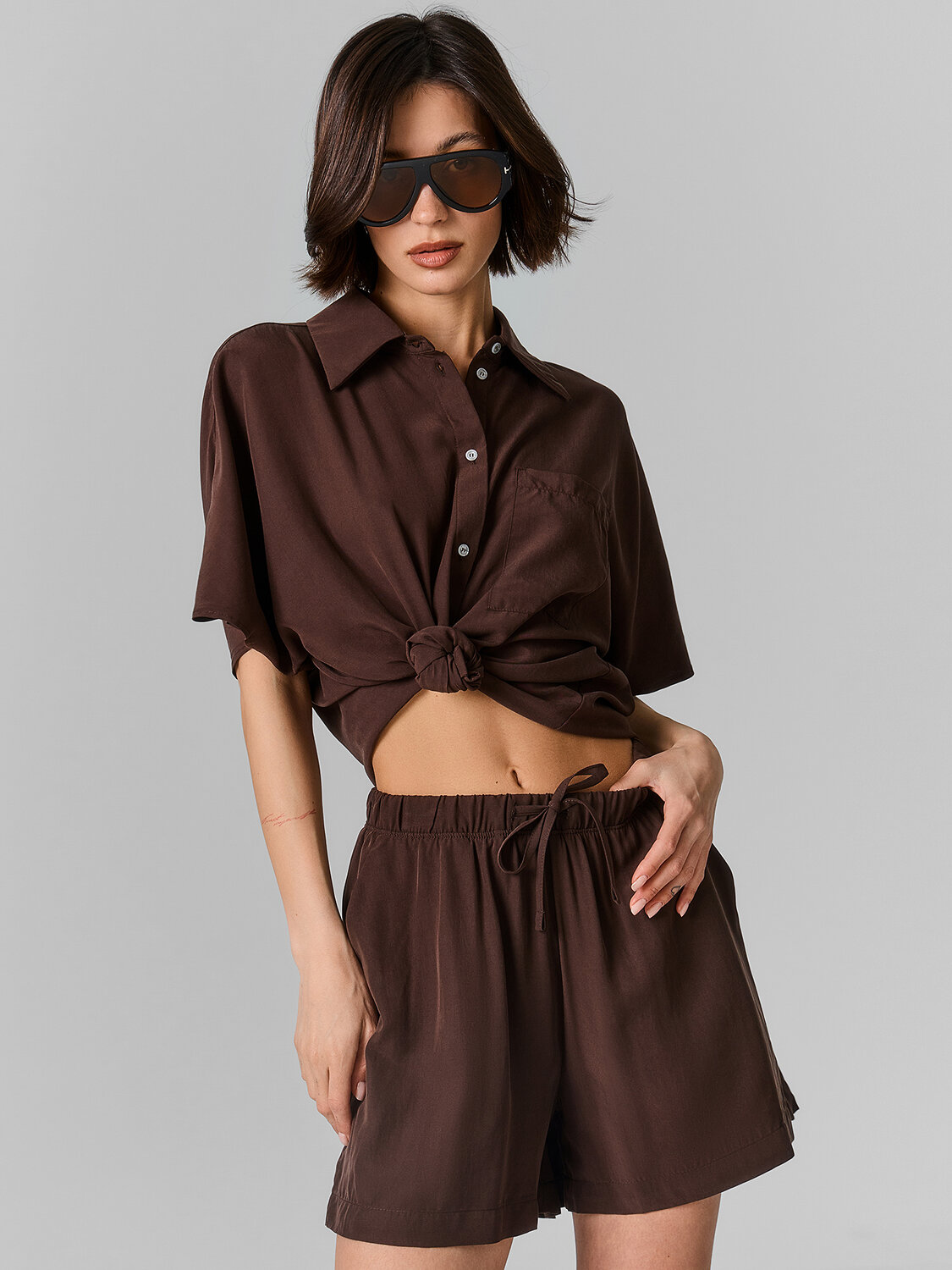 MARK FORMELLE Шорты 592294 132341-1 кофейное зерно