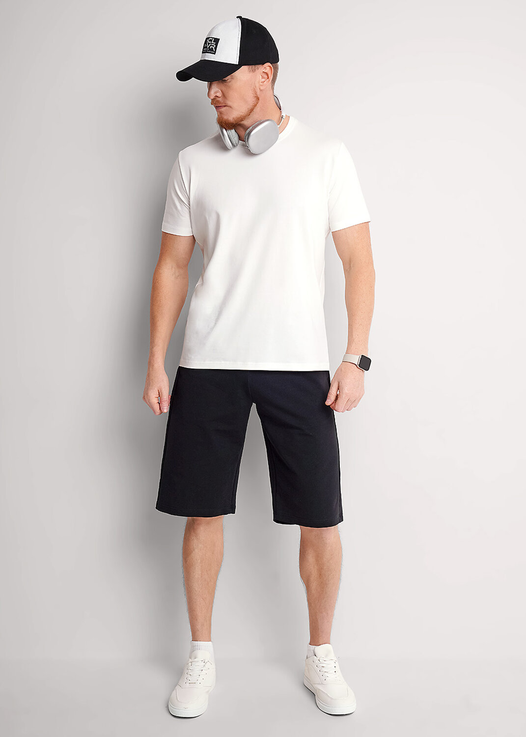 CLEVER Шорты 592301 662570фэ maxi(макси) чёрный