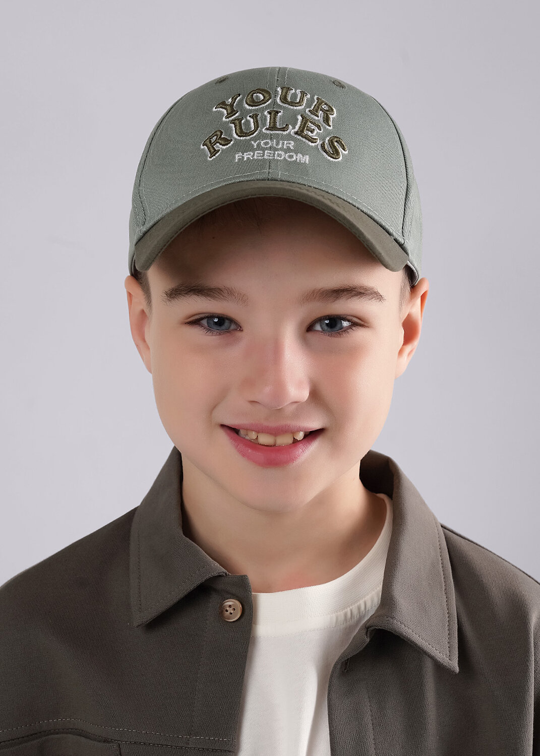 CLEVER Кепка 592307 109 х/б св.зелёный/хаки