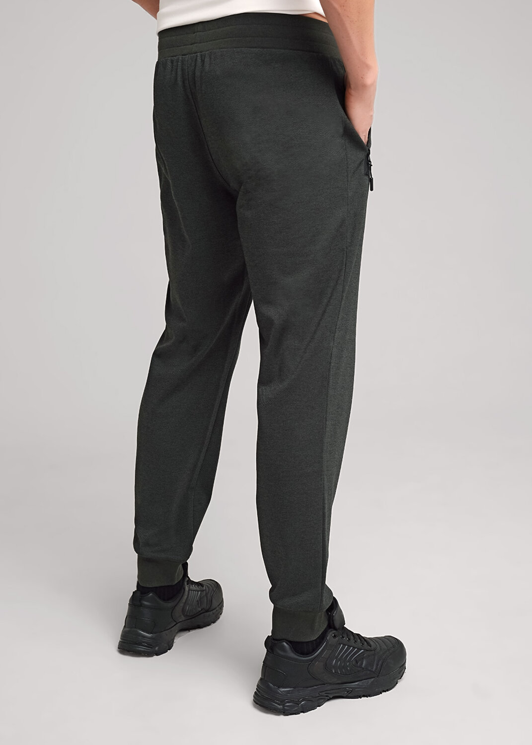 CLEVER Брюки 592314 662105зэ maxi(макси) т.зелёный/чёрный