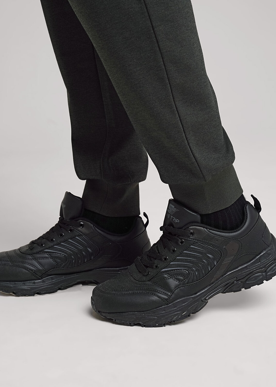 CLEVER Брюки 592314 662105зэ maxi(макси) т.зелёный/чёрный