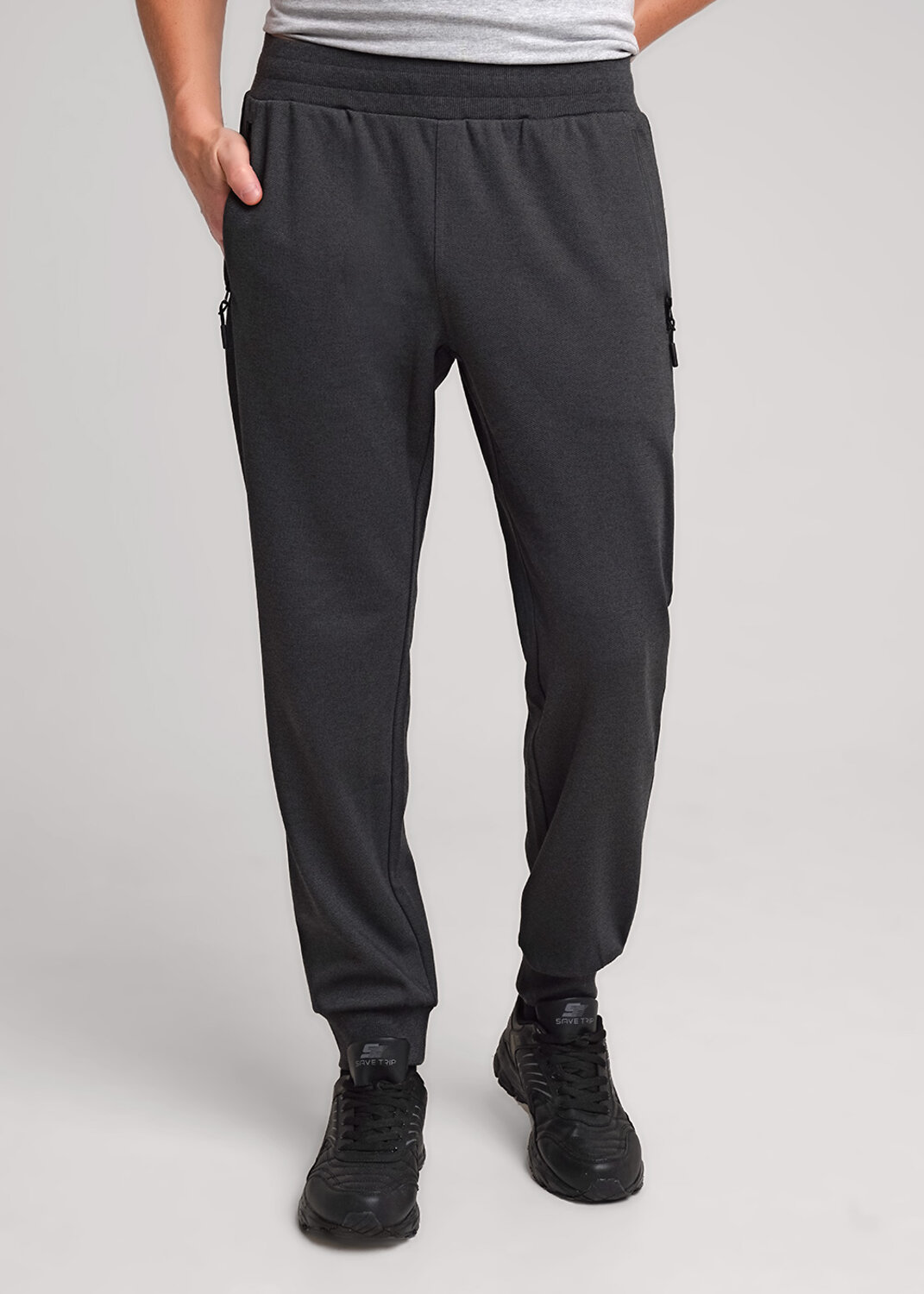 CLEVER Брюки 592315 662105зэ maxi(макси) чёрный/т.серый