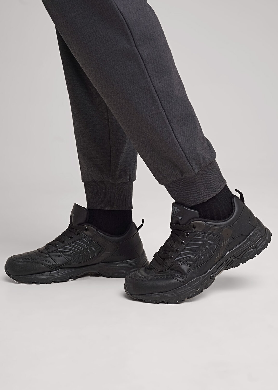 CLEVER Брюки 592315 662105зэ maxi(макси) чёрный/т.серый