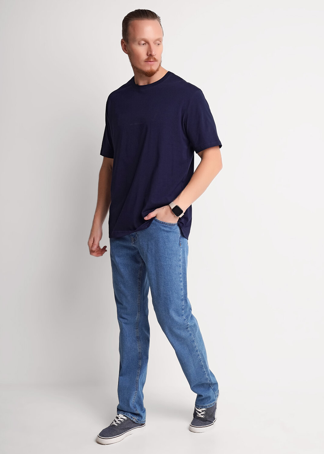 CLEVER Футболка 592338 562509/04гг maxi(макси)_п т.синий