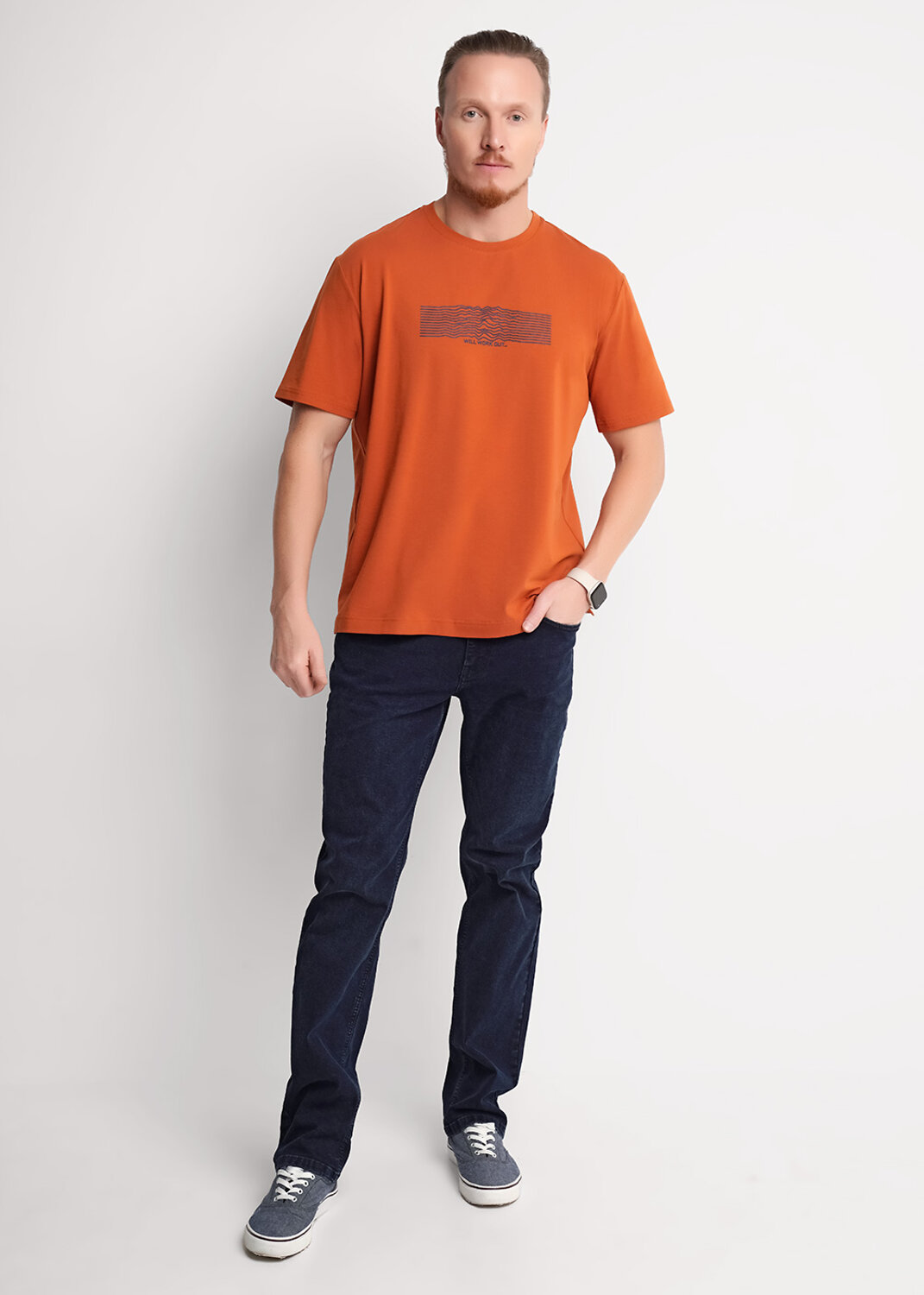 CLEVER Футболка 592345 562509/04гг maxi(макси)_п терракотовый