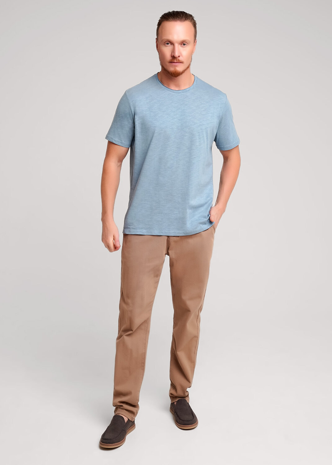 CLEVER Футболка 592346 662640о maxi(макси)_п т.голубой